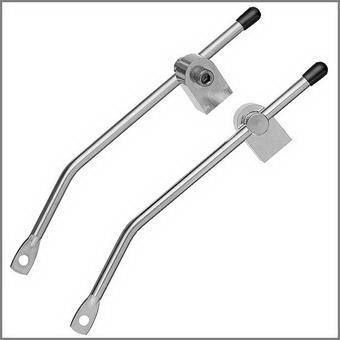 Befestigung auf Rahmenösen schwarz