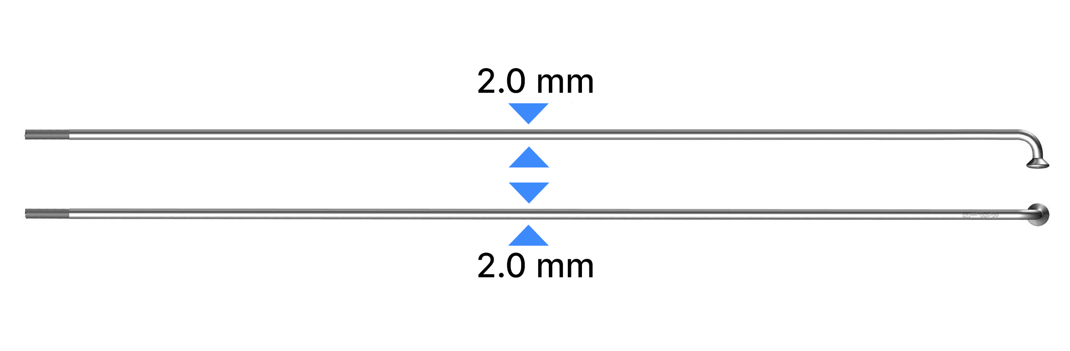 LEADER Niro Speiche 2,0 silber