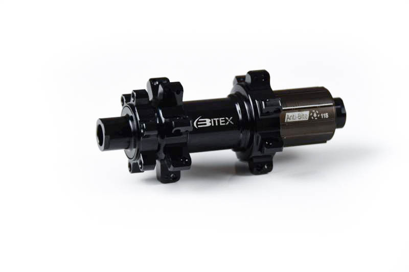 BITEX Hinterradnabe BX402R straight pull 6-Loch 28 Loch schwarz